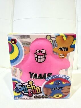 Ja-Ru Suction Cup Squish Dude -Pink